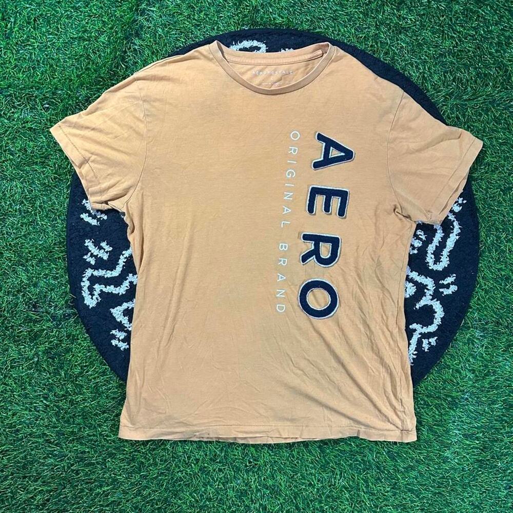 Vintage 2000s Aeropostale Single-Stitched T-shirt - L; 21x29 (Width/Length)